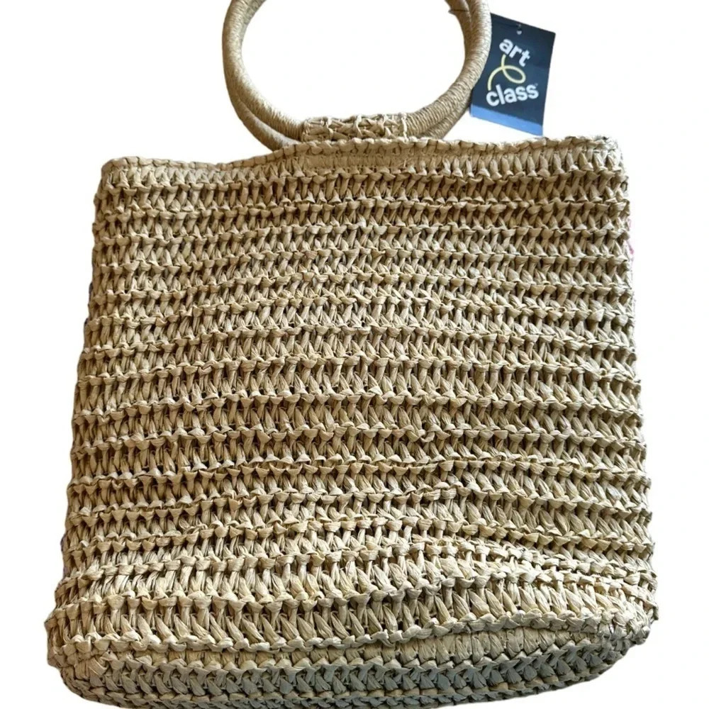 NEW Art Class Weaved Tote Bag - Picture 2 of 5